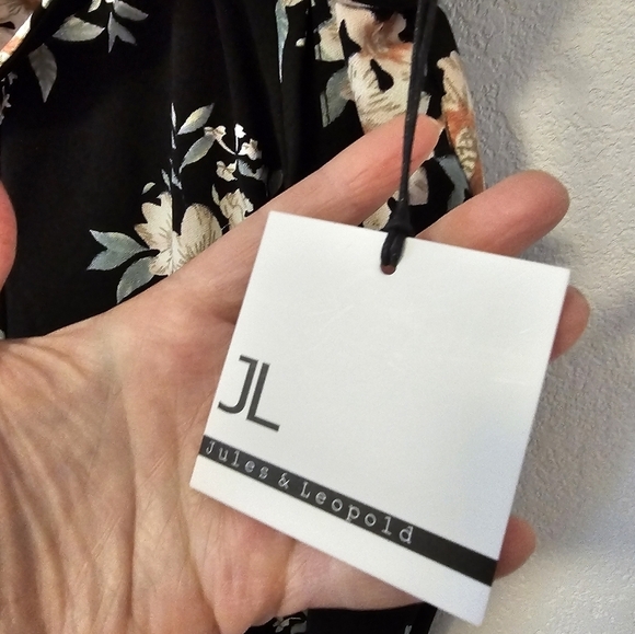 Jules & Leopold Pull-On Slim Leg Ankle Floral Pants Women's Plus Size 2X NWT - Picture 5 of 11